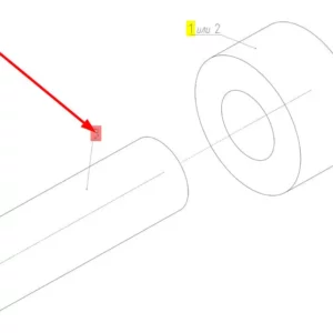 Oryginalna tuleja o numerze katalogowym 100720398, stosowana w kombajnach zbożowych marki Rostselmash schemat.