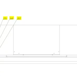 Oryginalna nakrętka 6-kątna M6 o numerze katalogowym 100775291, stosowana w hederach i kombajnach zbożowych marki Rostselmash- schemat.