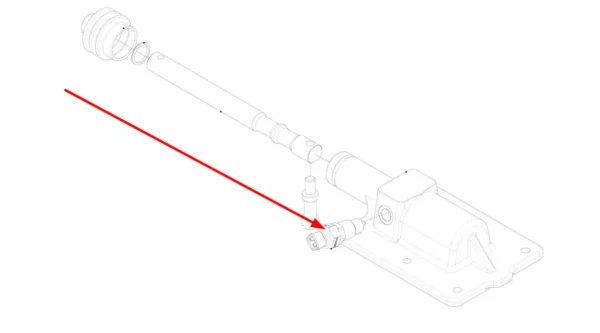 Oryginalny czujnik pozycji neutralnej skrzyni biegów, stosowany w kombajnach zbożowych marki Rostselmash schemat