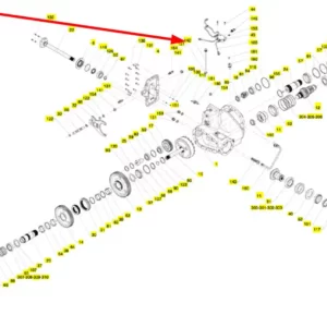 Oryginalny odpowietrznik o numerze katalogowym 102388099, stosowany w kombajnach zbożowych marki Rostselmash schemat.