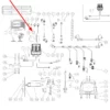 Oryginalna antena GPS marki Garmin o numerze katalogowym 683936, stosowana w rozsiewaczach nawozu marki Sulky schemat.