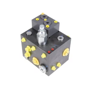 Oryginalny blok hydrauliczny sterowania hamulcem postojowym o numerze katalogowym 4355090M3