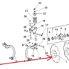 Oryginalny talerz roboczy uzębiony o rozmiarze 660/6 i numerze katalogowym 2431/27-005/0, stosowany w bronach talerzowych marki Unia schemat.