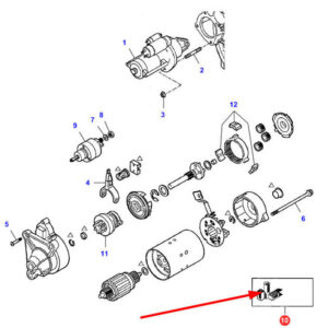 LA42537082 Zestaw naprawczy rozrusznika