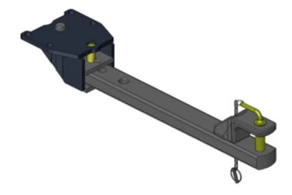 Zaczep polowy NRS. Case Puma 165-230 / Steyr CVT 6165-6230