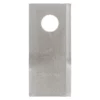 Nożyk kosiarki rotacyjnej prawy 105x48x3 mm otwór O 19 mm okrągły pasuje do Claas 25 szt.