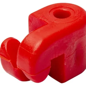 Insulator red for 6 mm 100 pcs