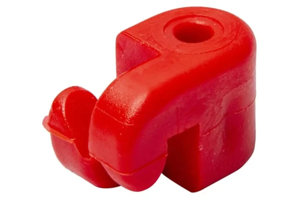 Insulator red for 6 mm 100 pcs