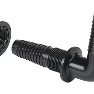 Złączka ścienna 90° z nakrętką Arag