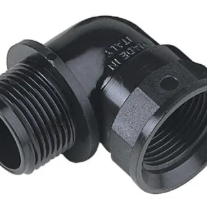 Kolanko 90° gwint wew./ gwint zew. z pierścieniami uszczelniającymi Arag