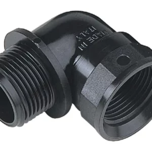 Kolanko 90° gwint wew./ gwint zew. z pierścieniami uszczelniającymi Arag