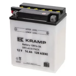 Akumulator 12V 14Ah 128A z elektrolitem Kramp