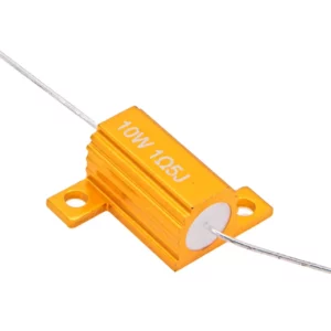 Rezystor drutowy z radiatorem o mocy 10W