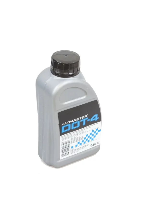 Maxmaster płyn hamulcowy DOT-4 marki Platinum Oil w opakowaniu o pojemności 0
