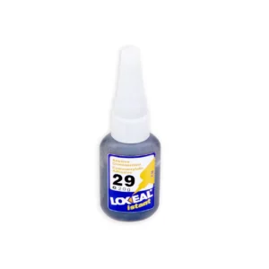 LOXEAL INSTANT-29 jest to jednoskładnikowy szybkowiążący klej cyjanoakrylowy o wysokiej lepkości do elastycznego łączenia metali i gumy. Charakteryzuje się najwyższą siłą wiązania