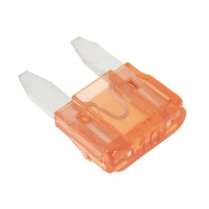 Bezpiecznik płaski mini 10A stosowany w ciągnikach marki Claas.