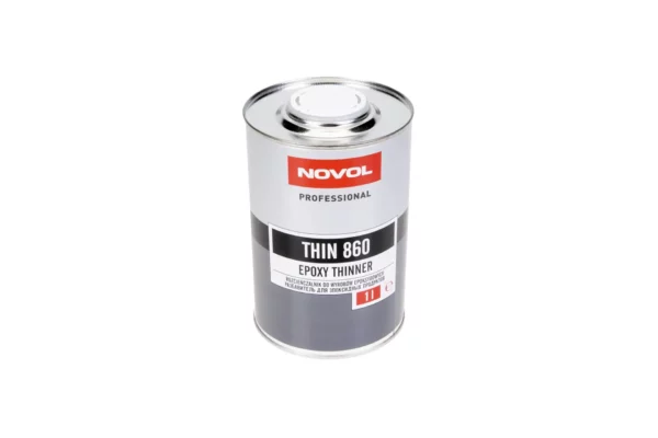 Novol 860 to rozcieńczalnik przeznaczony do stosowania z podkładami epoksydowymi firmy NOVOL. Może być on również używany do mycia narzędzi po wyrobach epoksydowych.