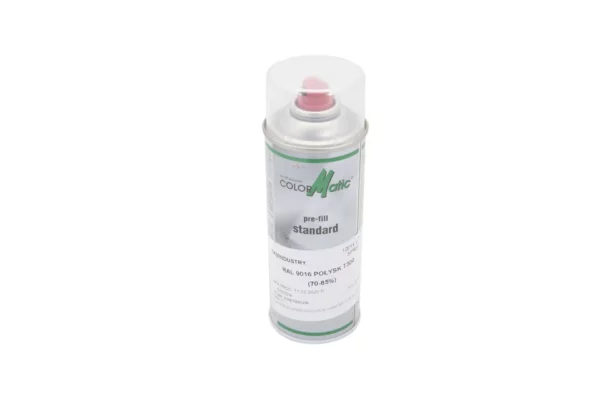Lakier biały połysk w sprayu 400 ml o numerze karalogowym RAL9016P.