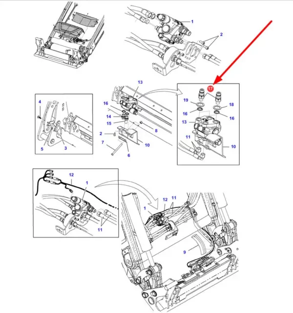 Oryginalna wtyczka szybkozłączy IGR 1/2" TW3 IGR 1/2" TW3 firmy Hansa Flex o numerze katalogowym SKS13IR3, szeroko stosowawana w maszynach i pojazdach wielu marek. schemat