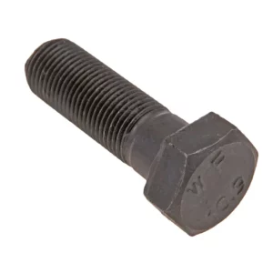 Śruba z częściowym gwintem o wymiarach M6 x 50 szeroko stosowana w maszynach rolniczych marki Claas.