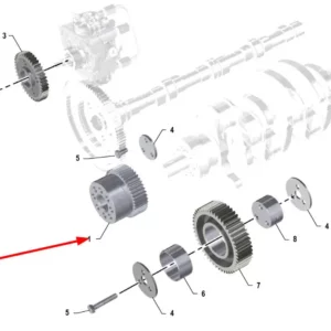 Oryginalna przekładnia wałka rozrządu o numerze katalogowym K0067138, stosowany w ciągnikach rolniczych marki Arbos.
