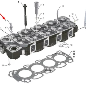 Oryginalne złącze hydrauliczne o numerze katalogowym K0067169, stosowane w ciągnikach rolniczych marki Arbos.
