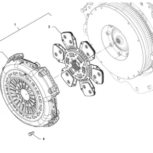 Oryginalny docisk sprzęgła o numerze katalogowym P5S21101106, stosowany w ciągnikach rolniczych marki Arbos.