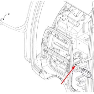 Oryginalna nakrętka o numerze PIS03060001, stosowana w ciągnikach marki Arbos.