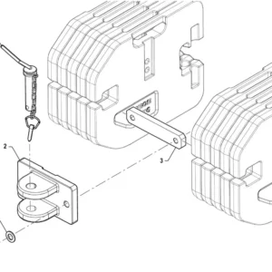 Oryginalna śruba M20 x 90 o numerze katalogowym PIS12020014, stosowana w ciągnikach rolniczych marki Arbos schemat.