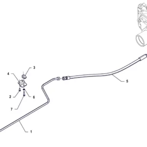 Oryginalna śruba M16 x 1.5 x 40 o numerze katalogowym PIS12050003, stosowana w ciągnikach rolniczych marki Arbos schemat.
