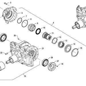 Oryginalna śruba M8 x 12 o numerze katalogowym PIS13060001, stosowana w ciągnikach rolniczych marki Arbos.