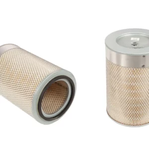 Filtr powietrza zewnętrzny marki Baldwin stosowany jako zamiennik wysokiej jakości w ciągnikach marki Massey Ferguson