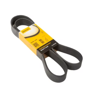 Pasek klinowy wielorowkowy marki Continental o wymiarach 10 PK x 1447 lp stosowany jako zamiennik oryginalnego paska montowanego w maszynach rolniczych marki Massey Ferguson