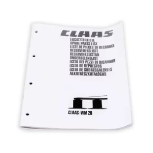 Katalog części kosiarki bębnowej  Claas WM-20 o numerze katalogowym 184064.6