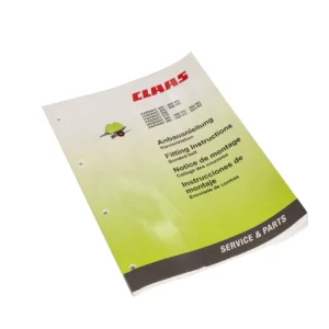 Oryginalna instrukcja montażu o numerze katalogowym 293389.3 stosowana w prasach Variant marki Claas.