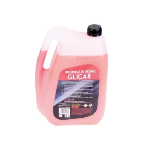 Koncentrat płynu do chłodnic Glicar G12 w opakowaniu o pojemności 5litrów