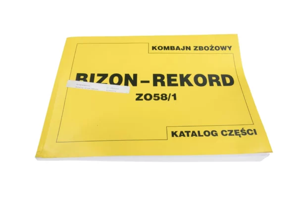 Katalog kombajn zbożowy Bizon Rekord Z-058 o numerze katalogowym 627BIZONZ058.