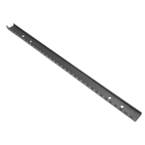 Lewa metalowa listwa podajnika pochyłego o wymiarach 70 x 4 x 760 mm i numerze katalogowym 603679.00