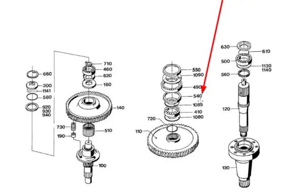 Oryginalny pieścień simering o wymiarach 65 x 95 x 10 mm i numerze katalogowym LCA69798, stosowany w przystawkach do kukurydzy marki Kemper. schemat
