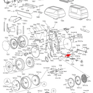 Oryginalny sworzeń łącznika o numerze katalogowym 40090375, stosowany w siewnikach marki Monosem schemat.