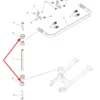 Oryginalna guma łącznika stabilizatora o numerze katalogowym 5414877 stosowana w quadach marki Polaris schemat.