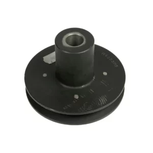 Oryginalne koło pasowe sprężarki powietrza o numerze katalogowym R4255MF stosowane  w ciągnikach rolniczych marki Massey Ferguson.