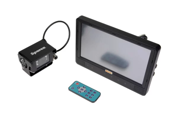 Zestaw monitoringu wizyjnego marki Sparex o numerze katalogowym 119466. Zestaw zawiera największy na rynku 9 calowy monitor TFT-LCD o rozdzielczości 800 (RGB) x 480