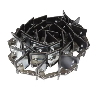 Łańcuch elewatorowy zbożowo łopatkowy o wymiarach 38,4-VB na 141 rolek firmy Tagex stosowany jako zamiennik najwyższej klasy w maszynach marki Claas