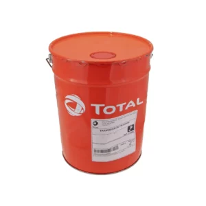Olej Total Transmission TM 80W90 w opakowaniu o pojemności 20 litrów i numerze katalogowym OLE063