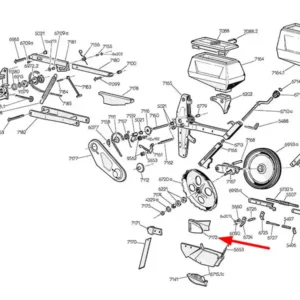 Oryginalny rozgarniacz do kukurydzy sekcji wysiewającej NG o numerze katalogowym 66002232, stosowany w siewnikach marki Monosem.