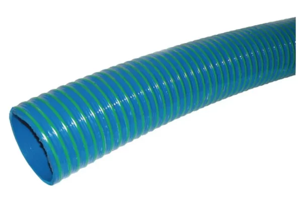Wąż ssawno-tłoczny do gnojowicy PCW niebiesko-zielony Kramp
