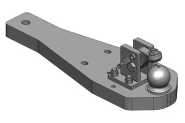 Scharmüller Płyta nośna zaczepu, K80 738 mm