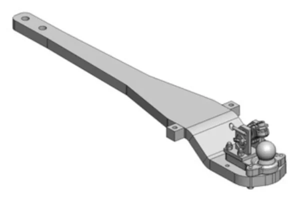 Scharmüller Płyta nośna zaczepu, K80 1565 mm