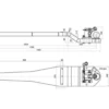 Walterscheid Płyta nośna zaczepu, K80 1445 mm